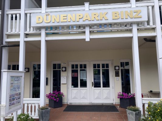 Eingang Dünenpark
